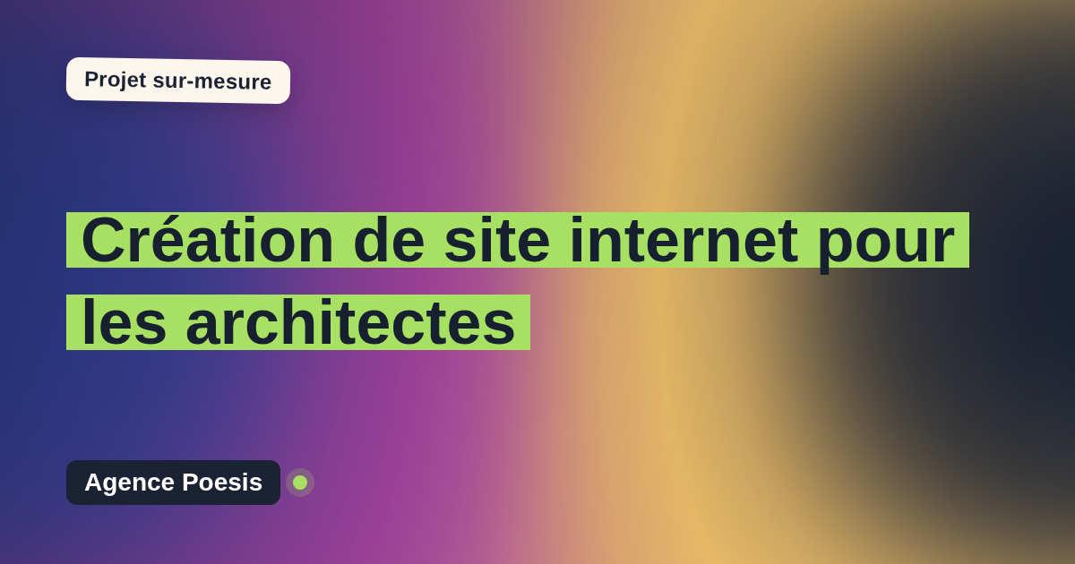 Création de site internet pour les architectes : sur-mesure et sans dépendance