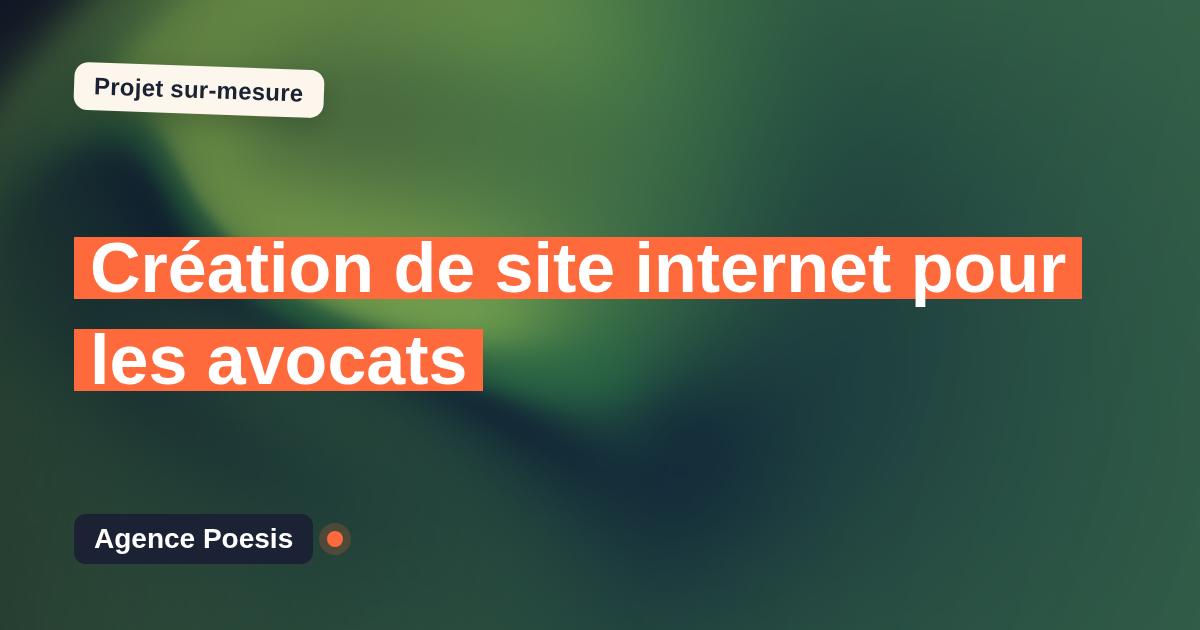 Création de site internet pour les avocats : sur-mesure et sans dépendance