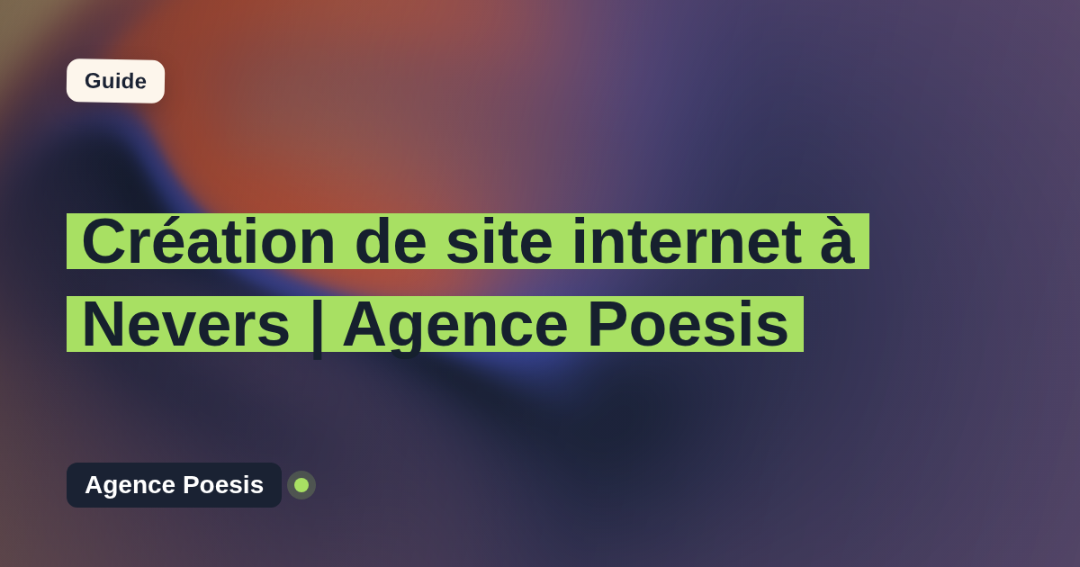 Création de site internet à Nevers | Agence Poesis