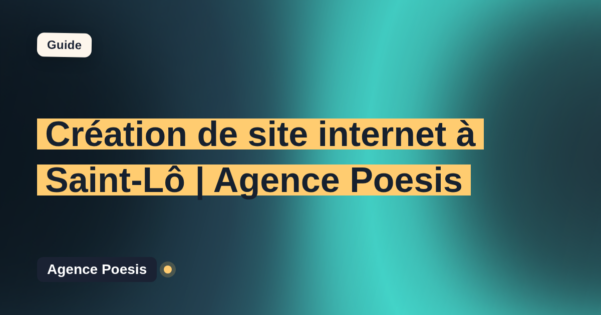 Création de site internet à Saint-Lô | Agence Poesis