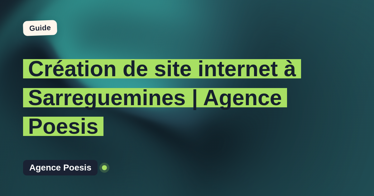 Création de site internet à Sarreguemines | Agence Poesis