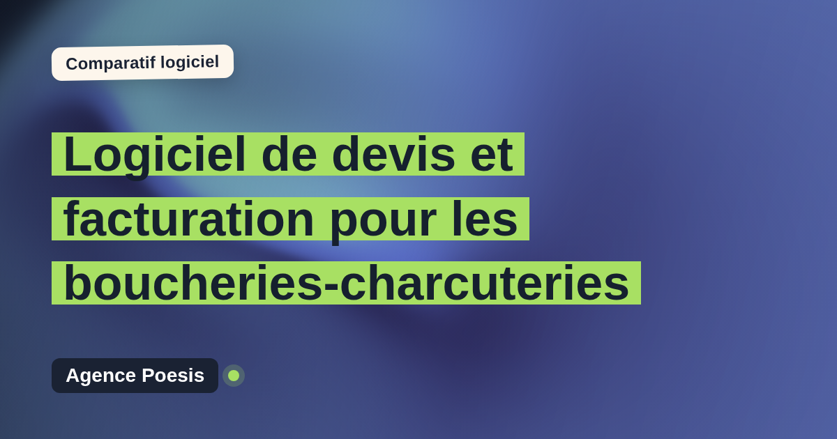 Logiciel de devis et facturation pour les boucheries-charcuteries : le comparatif (marché vs sur-mesure)