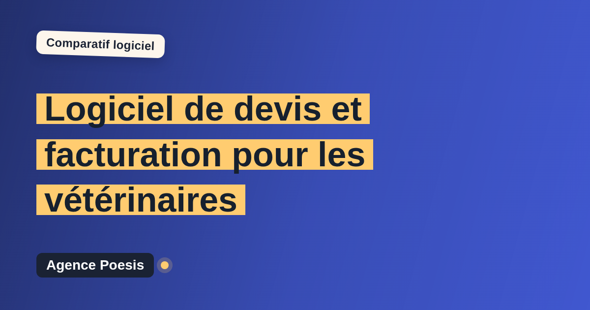 Logiciel de devis et facturation pour les vétérinaires : le comparatif (marché vs sur-mesure)
