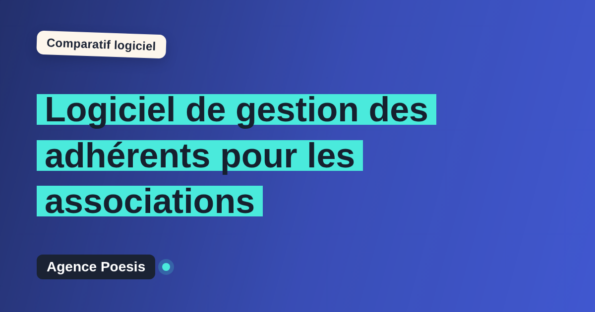 Logiciel de gestion des adhérents pour les associations : le comparatif (marché vs sur-mesure)