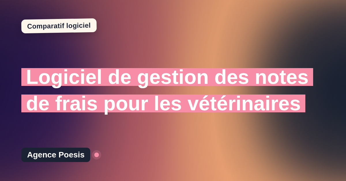 Logiciel de gestion des notes de frais pour les vétérinaires : le comparatif (marché vs sur-mesure)