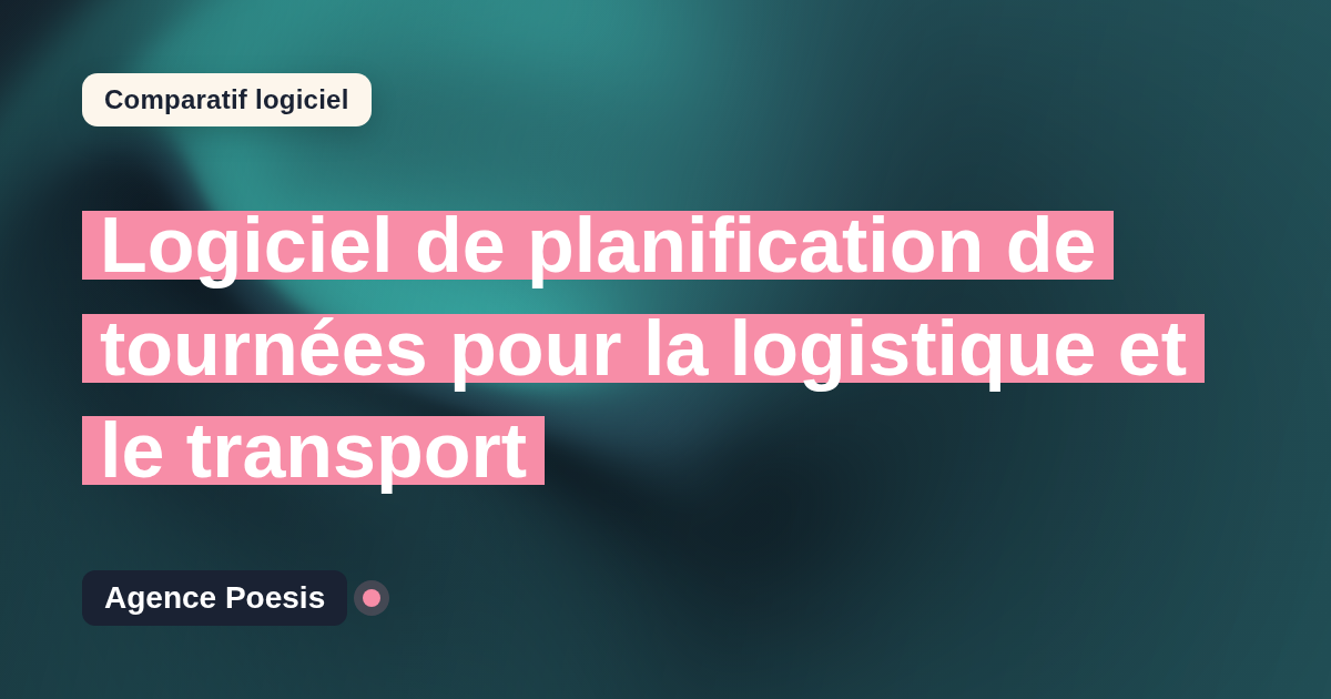 Logiciel de planification de tournées pour la logistique et le transport : le comparatif (marché vs sur-mesure)