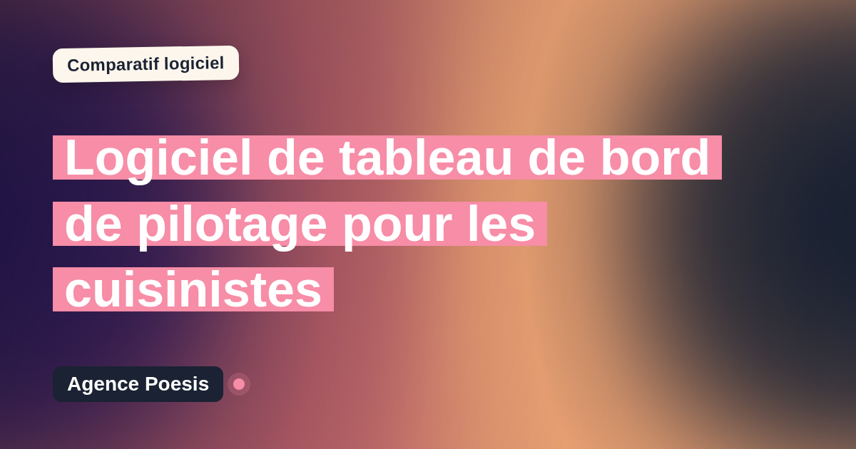 Logiciel de tableau de bord de pilotage pour les cuisinistes : le comparatif (marché vs sur-mesure)