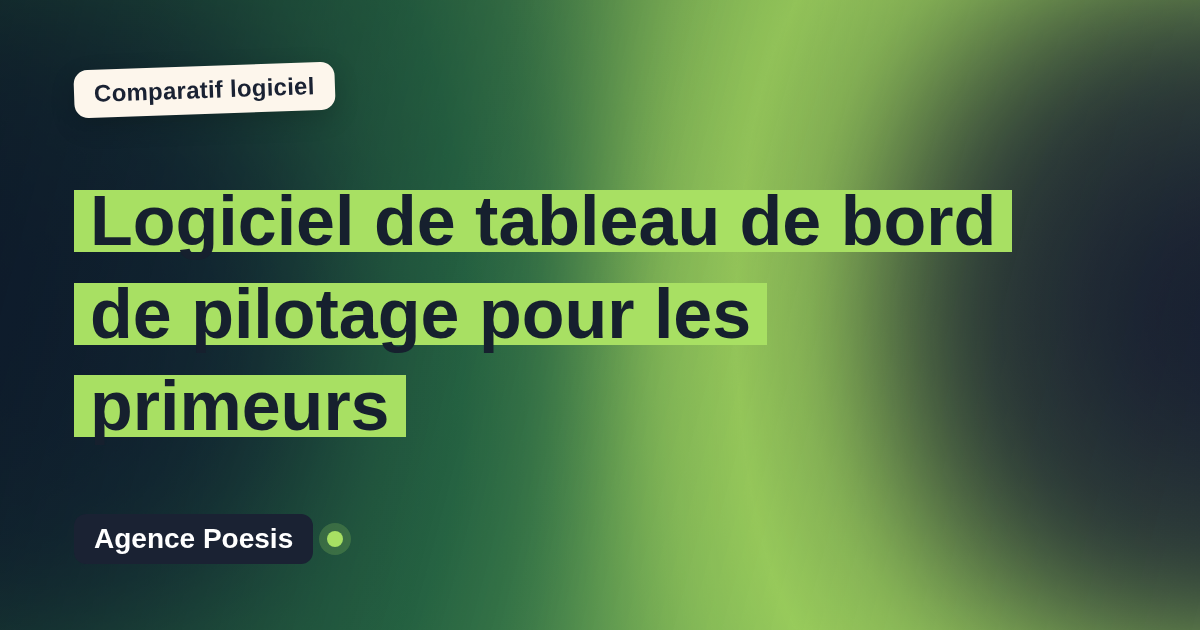 Logiciel de tableau de bord de pilotage pour les primeurs : le comparatif (marché vs sur-mesure)