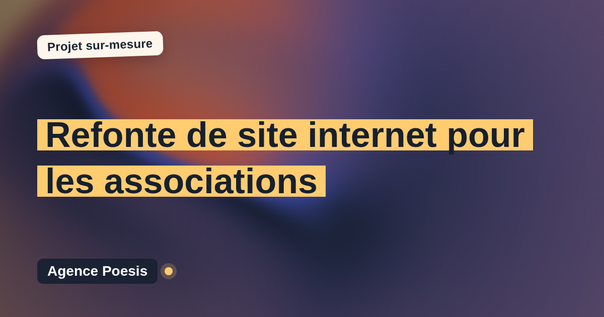 Refonte de site internet pour les associations : sur-mesure et sans dépendance