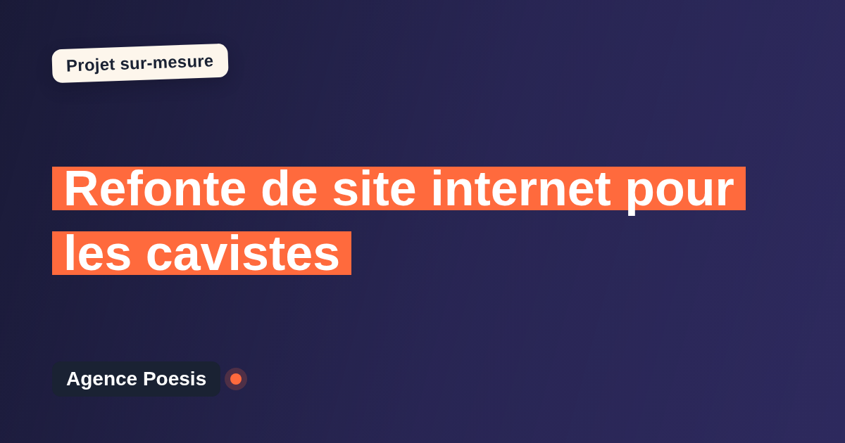 Refonte de site internet pour les cavistes : sur-mesure et sans dépendance