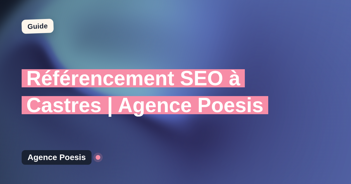 Référencement SEO à Castres | Agence Poesis