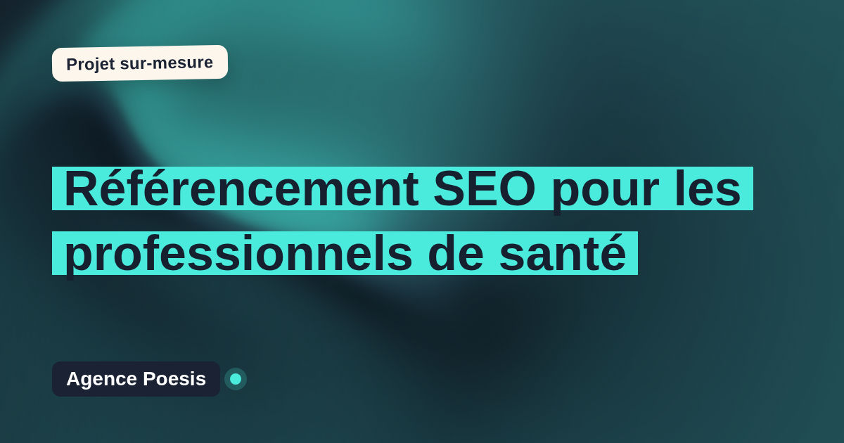 Référencement SEO pour les professionnels de santé : sur-mesure et sans dépendance