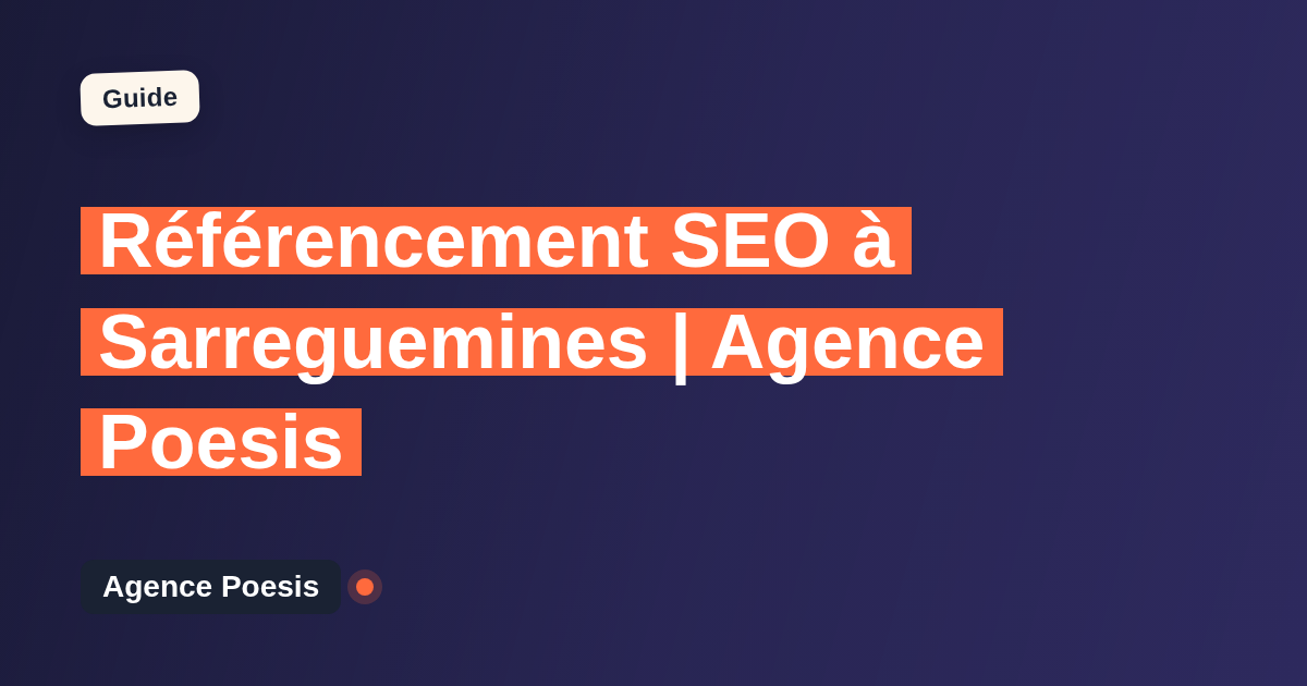 Référencement SEO à Sarreguemines | Agence Poesis